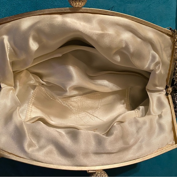 Vintage 1940’s Made in France for Eaton’s of Canada Brocade Evening Purse - Picture 5 of 5